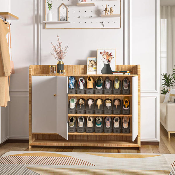 Double Layer Free Standing Shoe Rack (6Pcs)