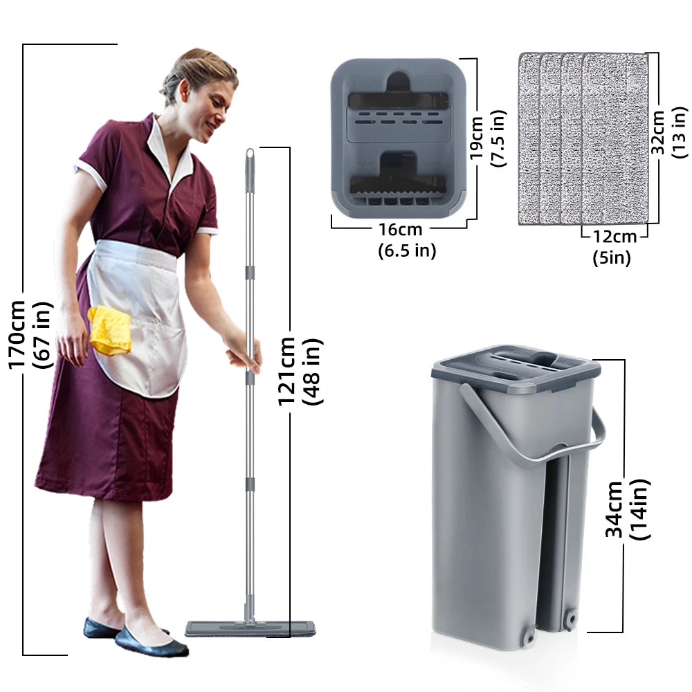 Self Cleaning Mop and Bucket
