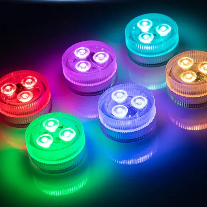 Submersible LED Pool Lights (10 Pcs)