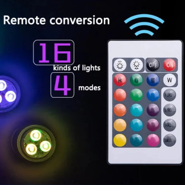Submersible LED Pool Lights (10 Pcs)