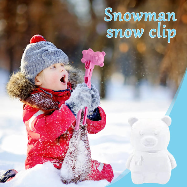 Assorted Cute Rice Molds and Snowballs Maker Clamps (4 Pcs)