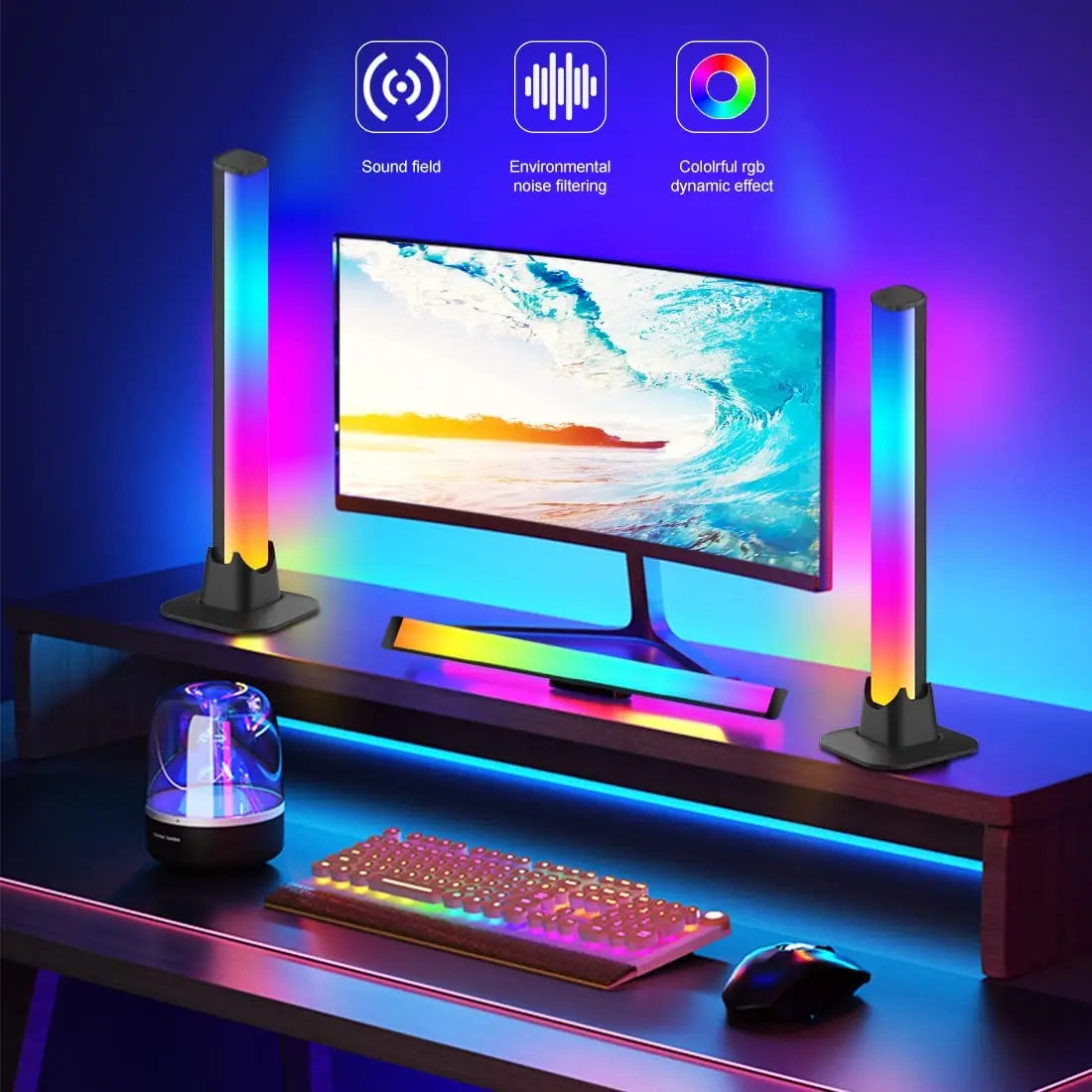 LED Reactive Music Light Bar