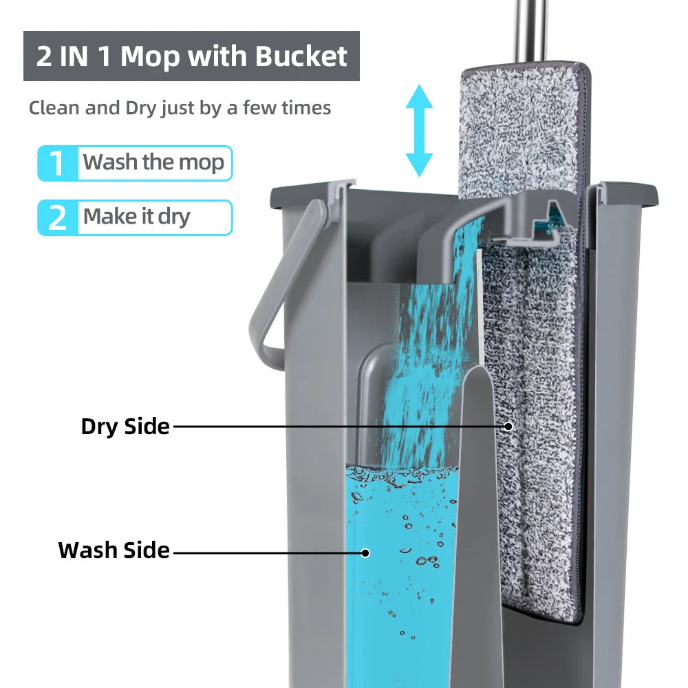 Self Cleaning Mop and Bucket