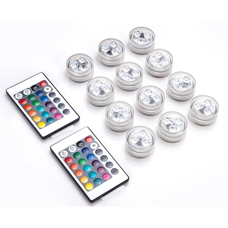 Submersible LED Pool Lights (10 Pcs)